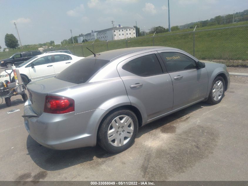 2014 DODGE AVENGER SE 1C3CDZAB2EN180943