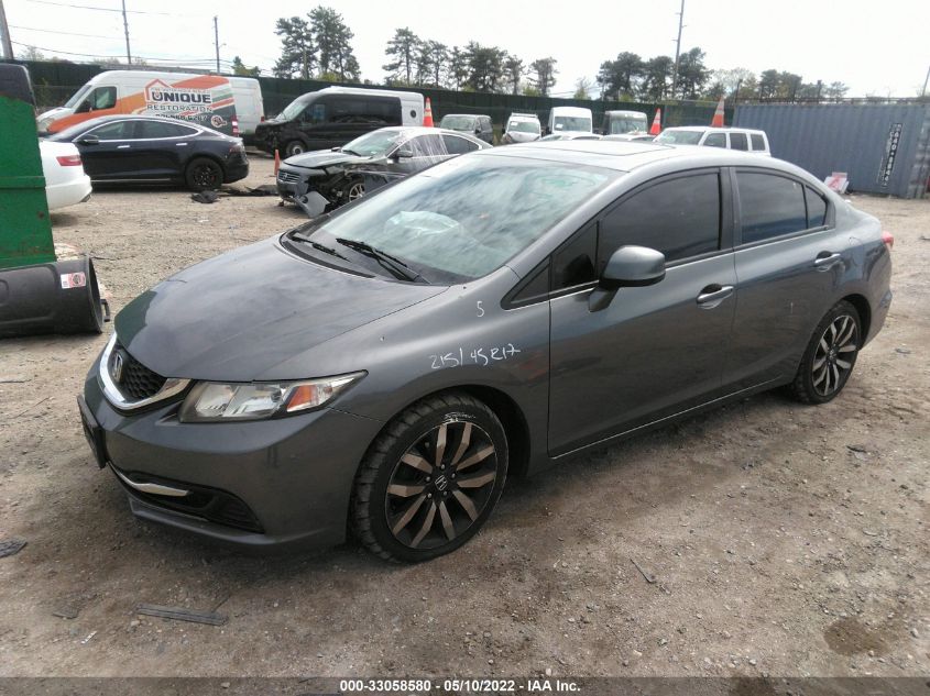 2013 HONDA CIVIC SDN EX 19XFB2F8XDE269147