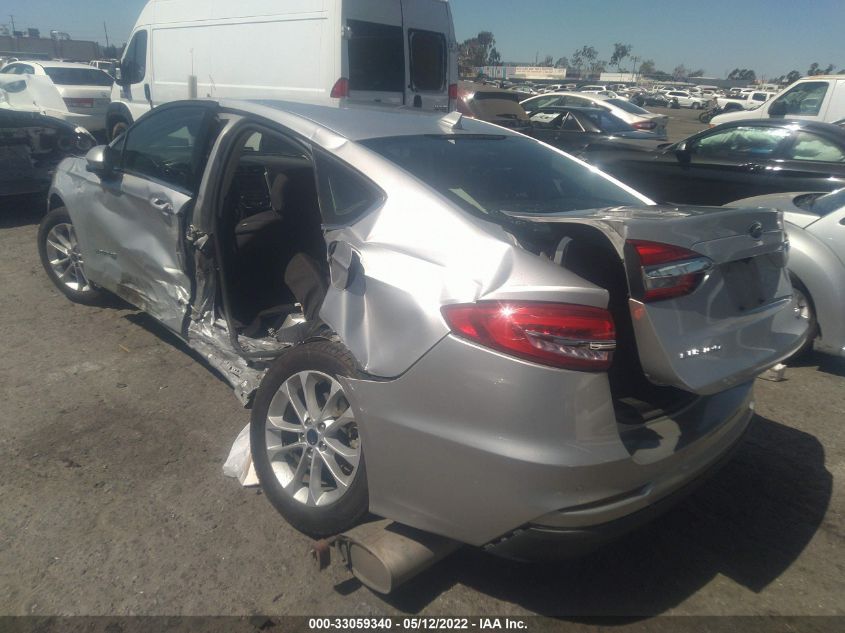 2019 FORD FUSION HYBRID SE 3FA6P0LU6KR200068