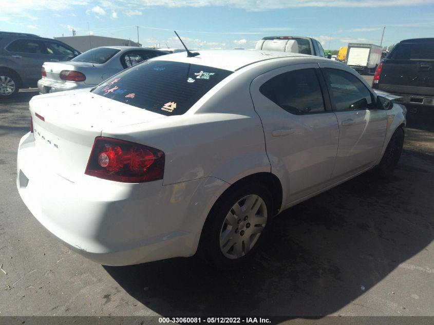 2014 DODGE AVENGER SE 1C3CDZAB7EN216237