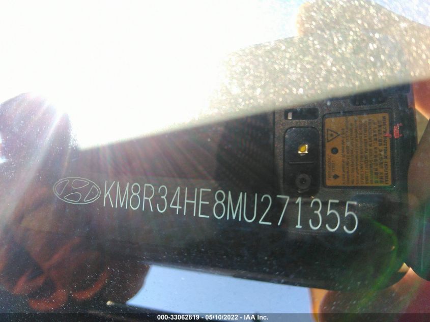 2021 HYUNDAI PALISADE SEL KM8R34HE8MU271355