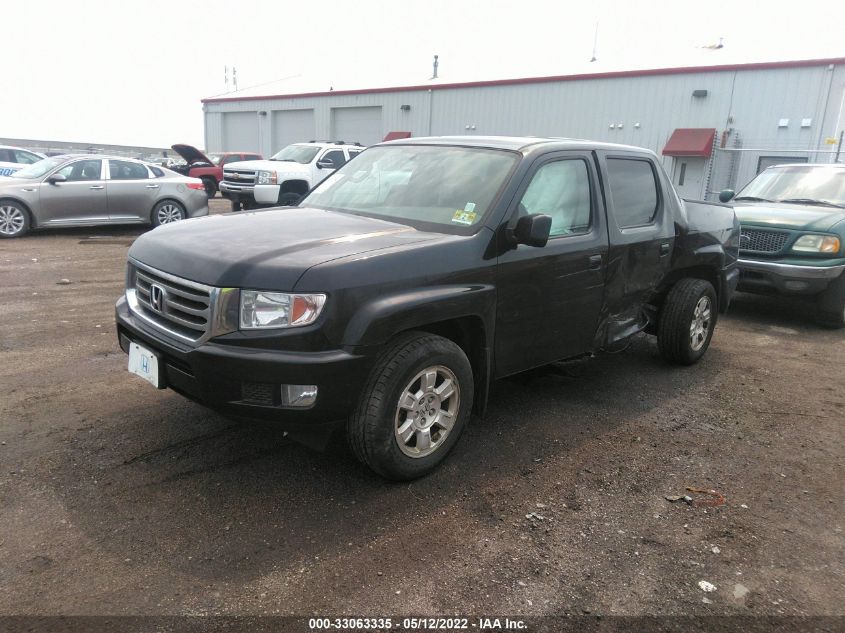 2014 HONDA RIDGELINE RTS 5FPYK1F40EB005891