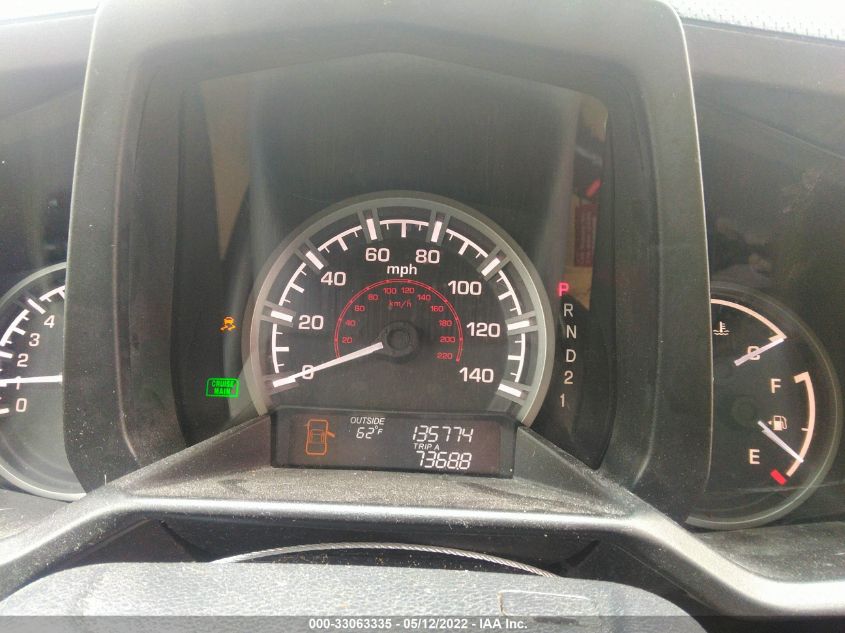 2014 HONDA RIDGELINE RTS 5FPYK1F40EB005891