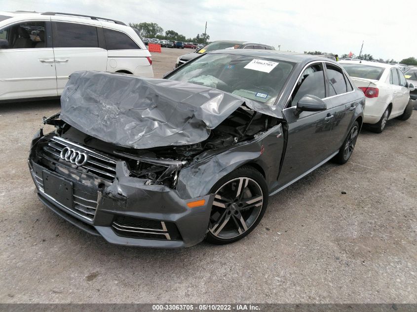 2017 AUDI A4 PREMIUM PLUS WAUENAF49HN053783
