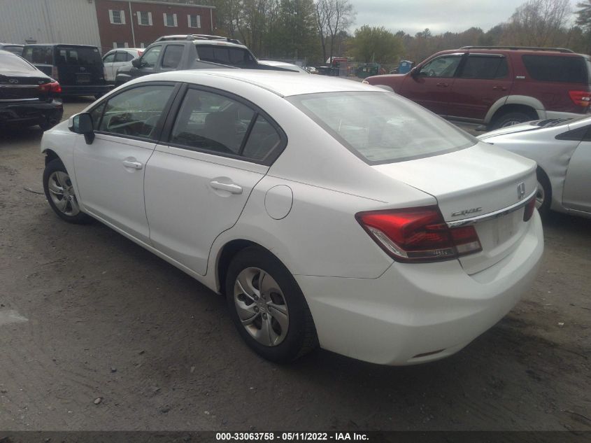 2013 HONDA CIVIC SDN LX 2HGFB2F5XDH553311