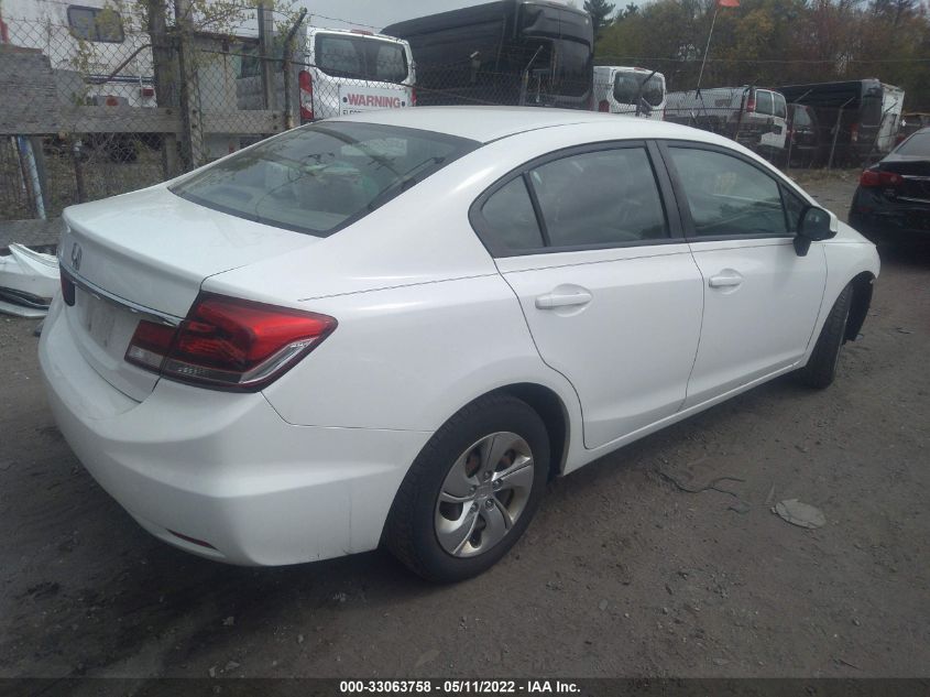 2013 HONDA CIVIC SDN LX 2HGFB2F5XDH553311