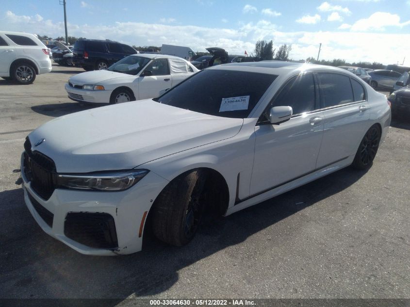2022 BMW 7 SERIES 740I WBA7T2C01NCH73403