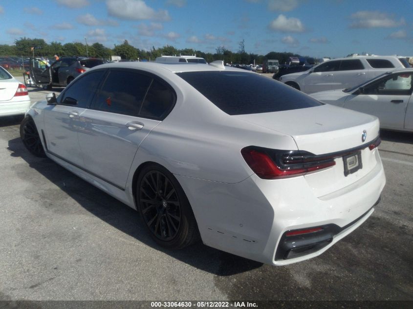 2022 BMW 7 SERIES 740I WBA7T2C01NCH73403