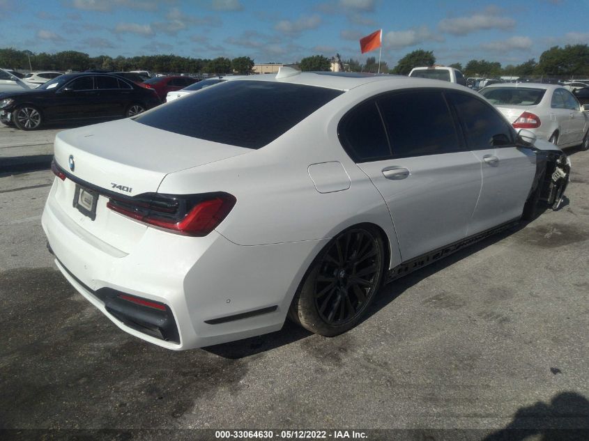 2022 BMW 7 SERIES 740I WBA7T2C01NCH73403