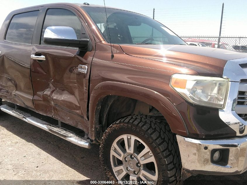 2014 TOYOTA TUNDRA 4WD TRUCK PLATINUM/1794 5TFAW5F17EX410809