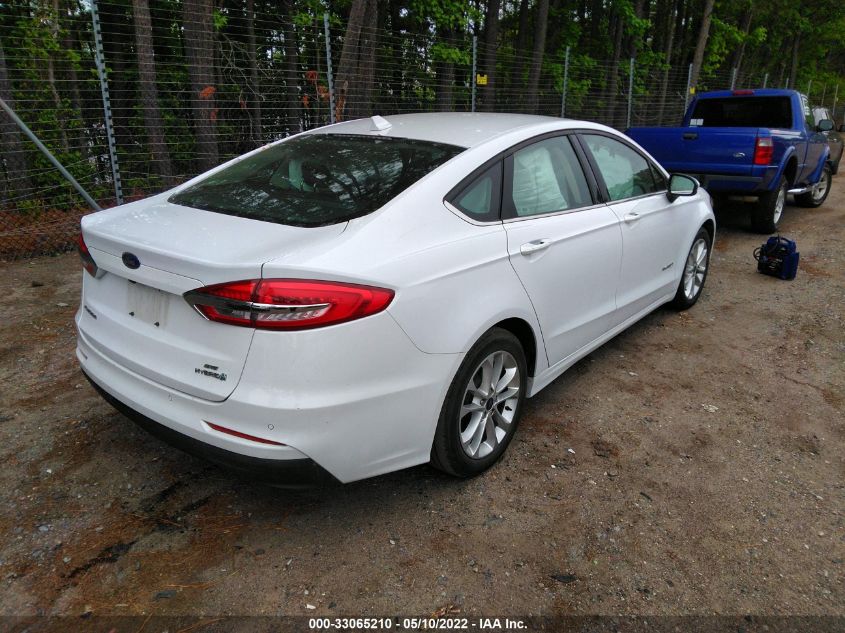 2019 FORD FUSION HYBRID SE 3FA6P0LU7KR256746