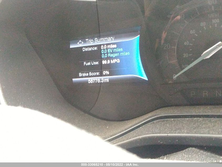 2019 FORD FUSION HYBRID SE 3FA6P0LU7KR256746