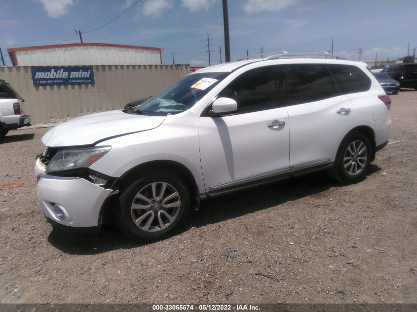 2013 NISSAN PATHFINDER SL 5N1AR2MN4DC665186