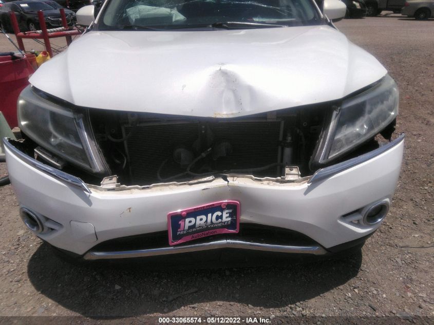2013 NISSAN PATHFINDER SL 5N1AR2MN4DC665186