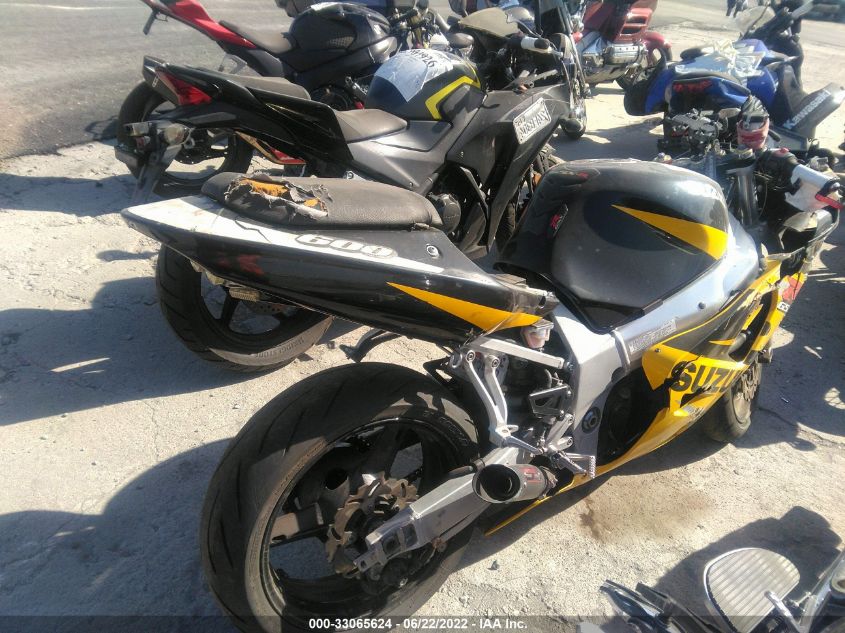 2002 SUZUKI GSX-R600 JS1GN7BA022107663