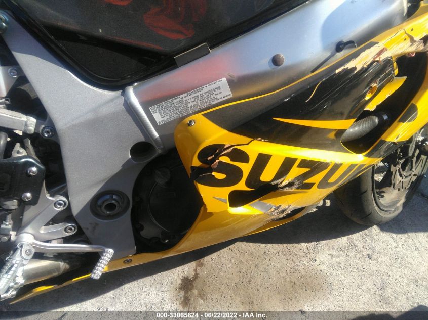 2002 SUZUKI GSX-R600 JS1GN7BA022107663