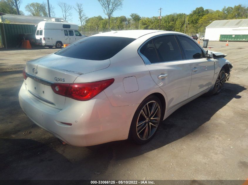 2014 INFINITI Q50 HYBRID SPORT JN1AV7AR7EM700287