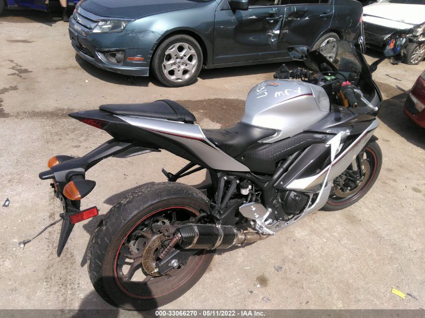 2020 YAMAHA YZFR3 A MH3RH18Y2LK003945