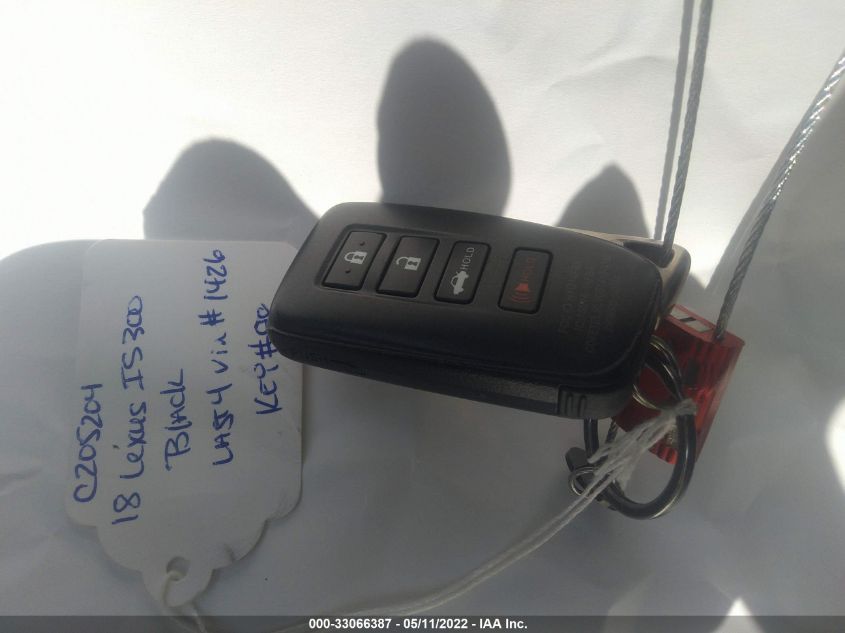 2018 LEXUS IS IS 300 JTHBA1D2XJ5071426