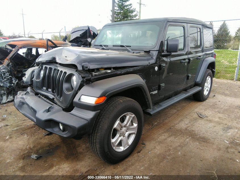 2021 JEEP WRANGLER UNLIMITED SPORT S 1C4HJXDGXMW824283