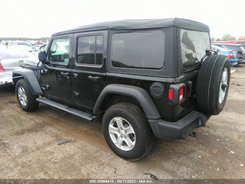 2021 JEEP WRANGLER UNLIMITED SPORT S 1C4HJXDGXMW824283
