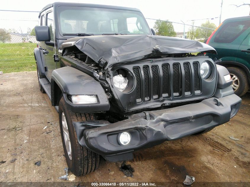 2021 JEEP WRANGLER UNLIMITED SPORT S 1C4HJXDGXMW824283
