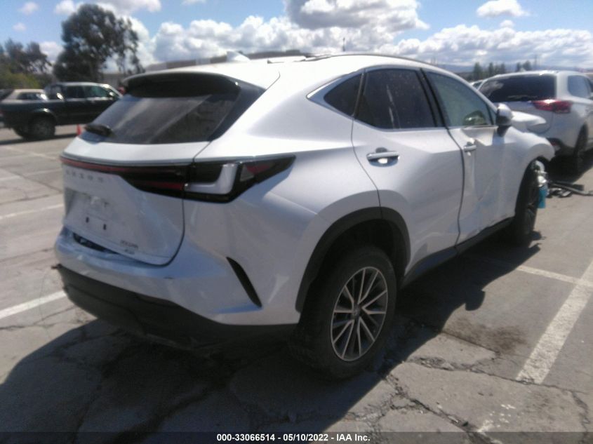 2022 LEXUS NX NX 250 JTJADCEZXN2000436