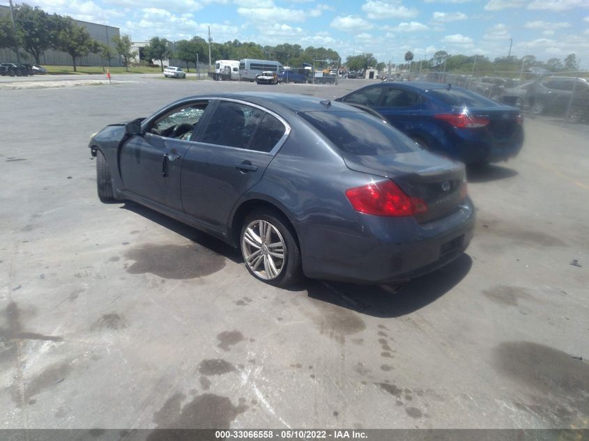 2013 INFINITI G37 SEDAN JOURNEY JN1CV6AP6DM710535
