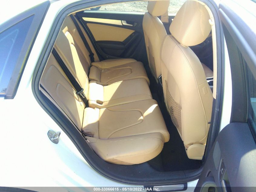 2013 AUDI A4 PREMIUM PLUS WAUFFAFL9DN046142