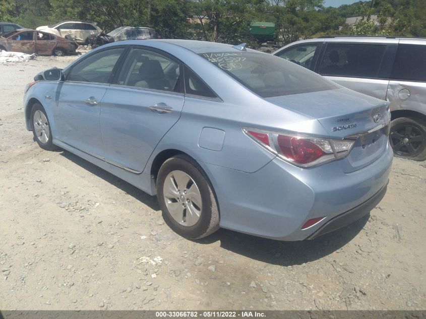 2013 HYUNDAI SONATA HYBRID KMHEC4A46DA085377