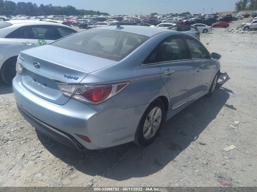 2013 HYUNDAI SONATA HYBRID KMHEC4A46DA085377