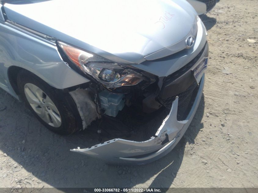 2013 HYUNDAI SONATA HYBRID KMHEC4A46DA085377