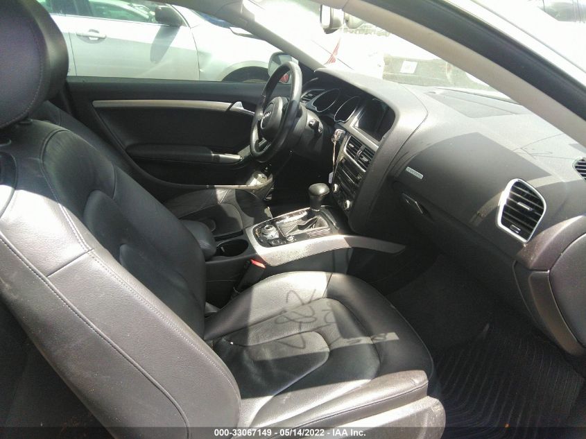 2013 AUDI A5 PREMIUM PLUS WAULFAFR6DA079114