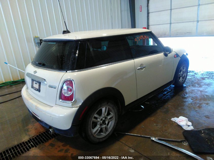 2013 MINI COOPER HARDTOP WMWSU3C53DT547920