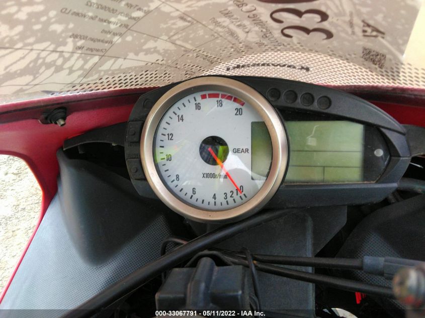 2007 KAWASAKI ZX600 P JKAZX4P137A015437