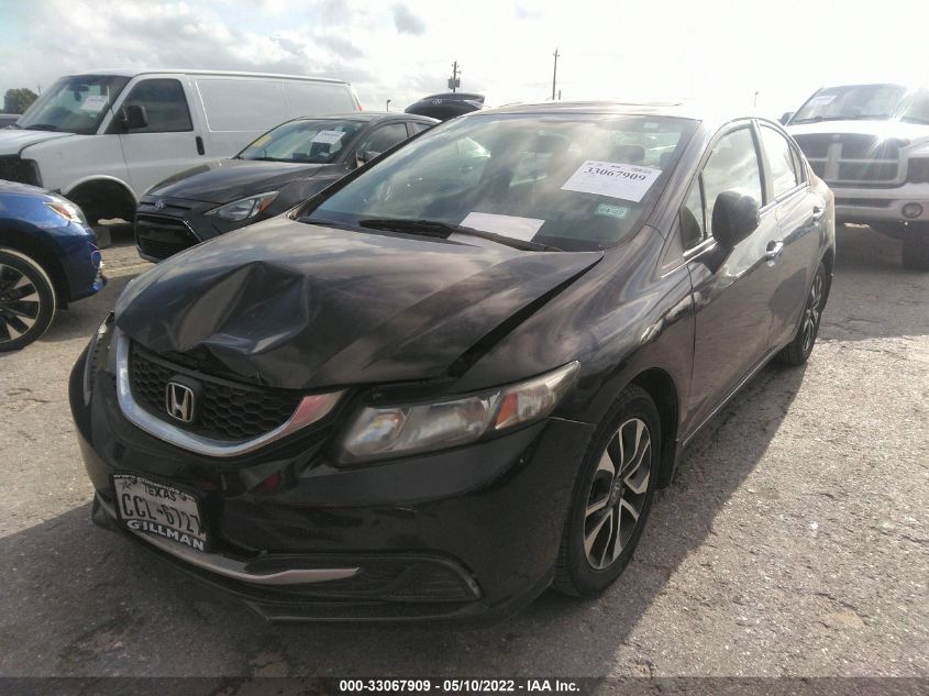 2013 HONDA CIVIC SDN EX 19XFB2F80DE020324