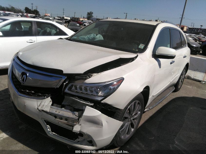 2014 ACURA MDX TECH PKG 5FRYD3H40EB002810