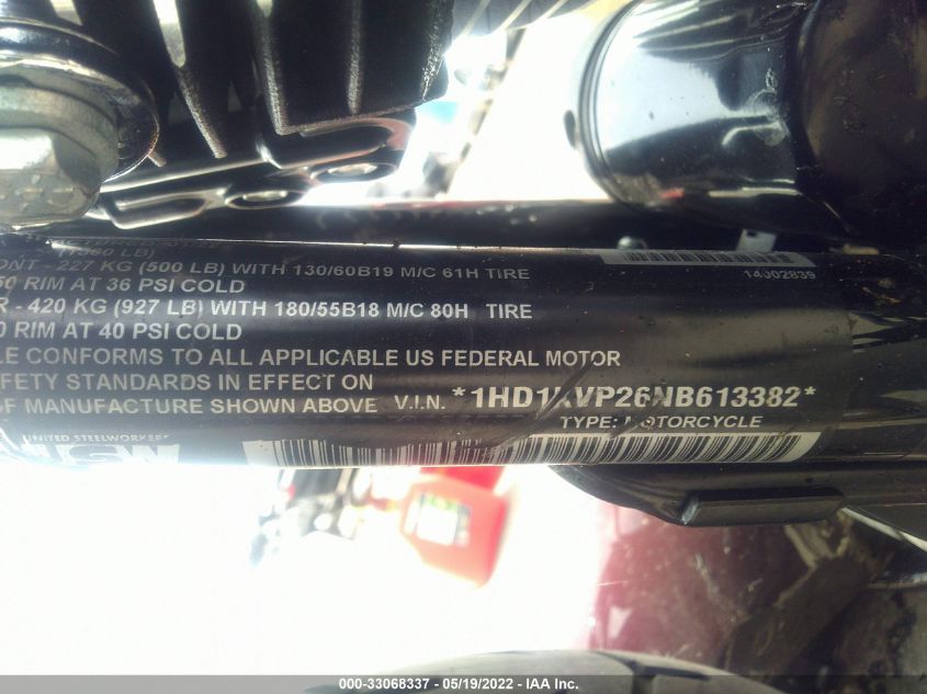 2022 HARLEY-DAVIDSON FLHRXS 1HD1KVP26NB613382