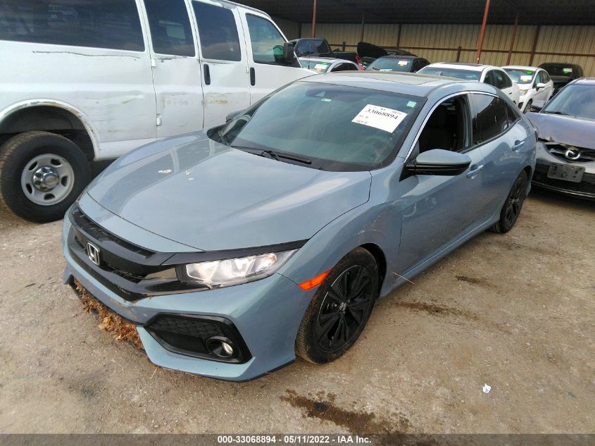 2019 HONDA CIVIC HATCHBACK EX SHHFK7H68KU211746