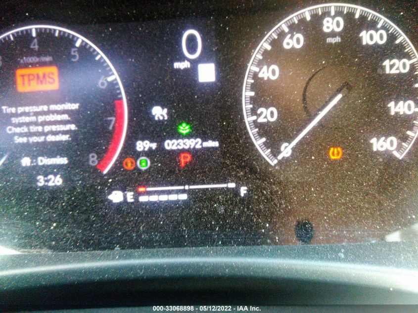 2022 HONDA CIVIC HATCHBACK EX-L 19XFL1H75NE003614
