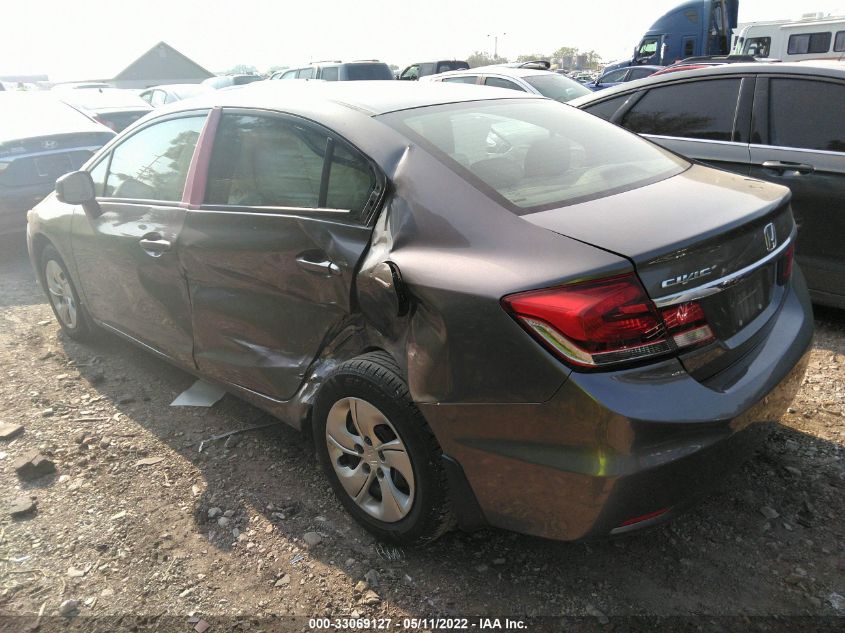 2013 HONDA CIVIC SDN LX 19XFB2F52DE021268