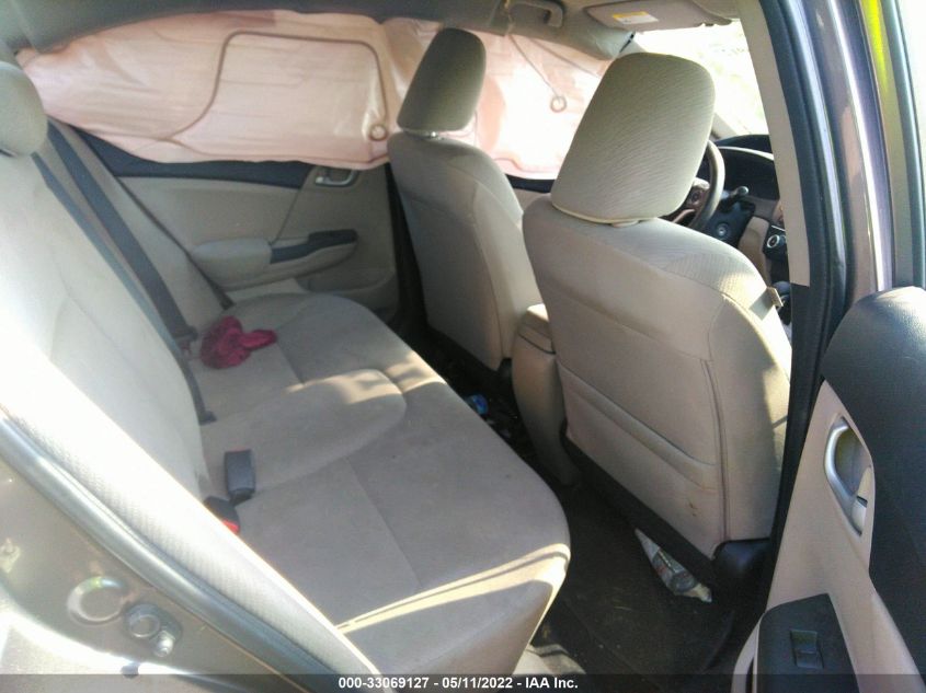 2013 HONDA CIVIC SDN LX 19XFB2F52DE021268
