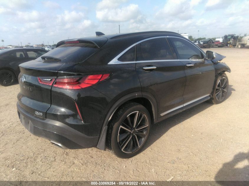 2022 INFINITI QX55 SENSORY 3PCAJ5L3XNF101334