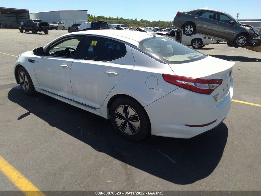 2013 KIA OPTIMA HYBRID LX KNAGM4AD9D5045083