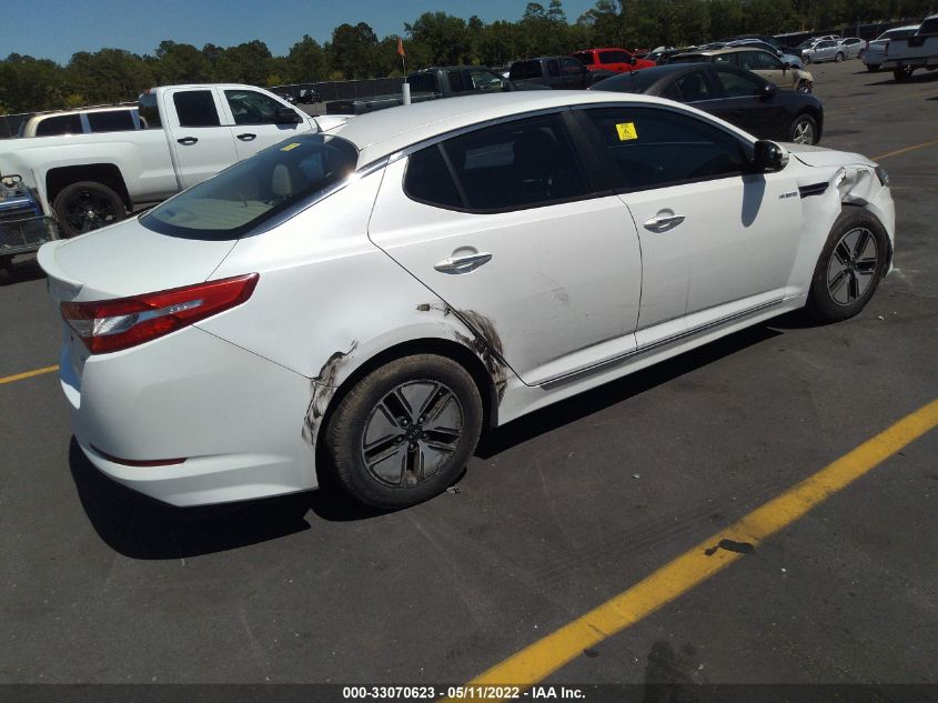 2013 KIA OPTIMA HYBRID LX KNAGM4AD9D5045083