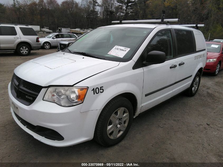 2014 RAM CARGO VAN TRADESMAN 2C4RRGAG6ER138074