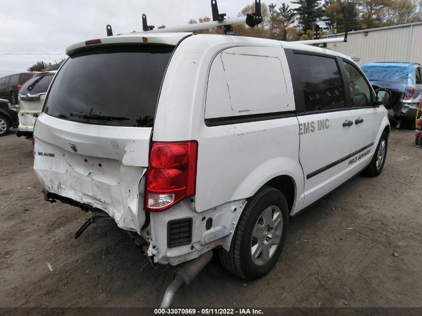 2014 RAM CARGO VAN TRADESMAN 2C4RRGAG6ER138074