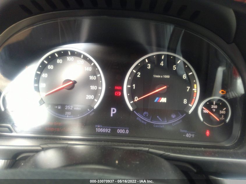 2013 BMW M5 WBSFV9C50DD095500