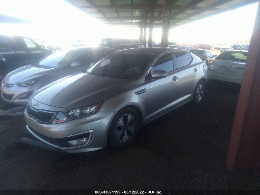 2013 KIA OPTIMA HYBRID LX KNAGM4AD2D5047791