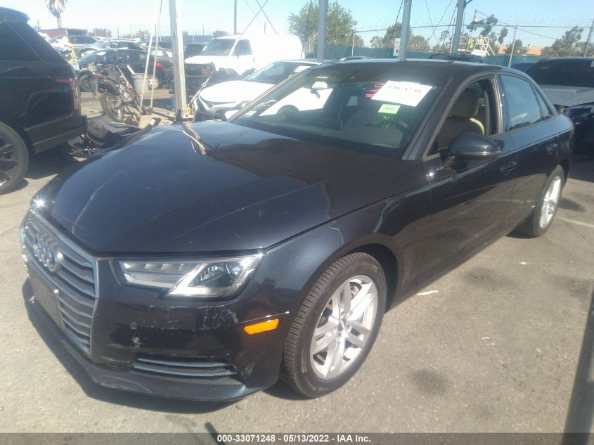2017 AUDI A4 PREMIUM WAUGNAF49HN023191
